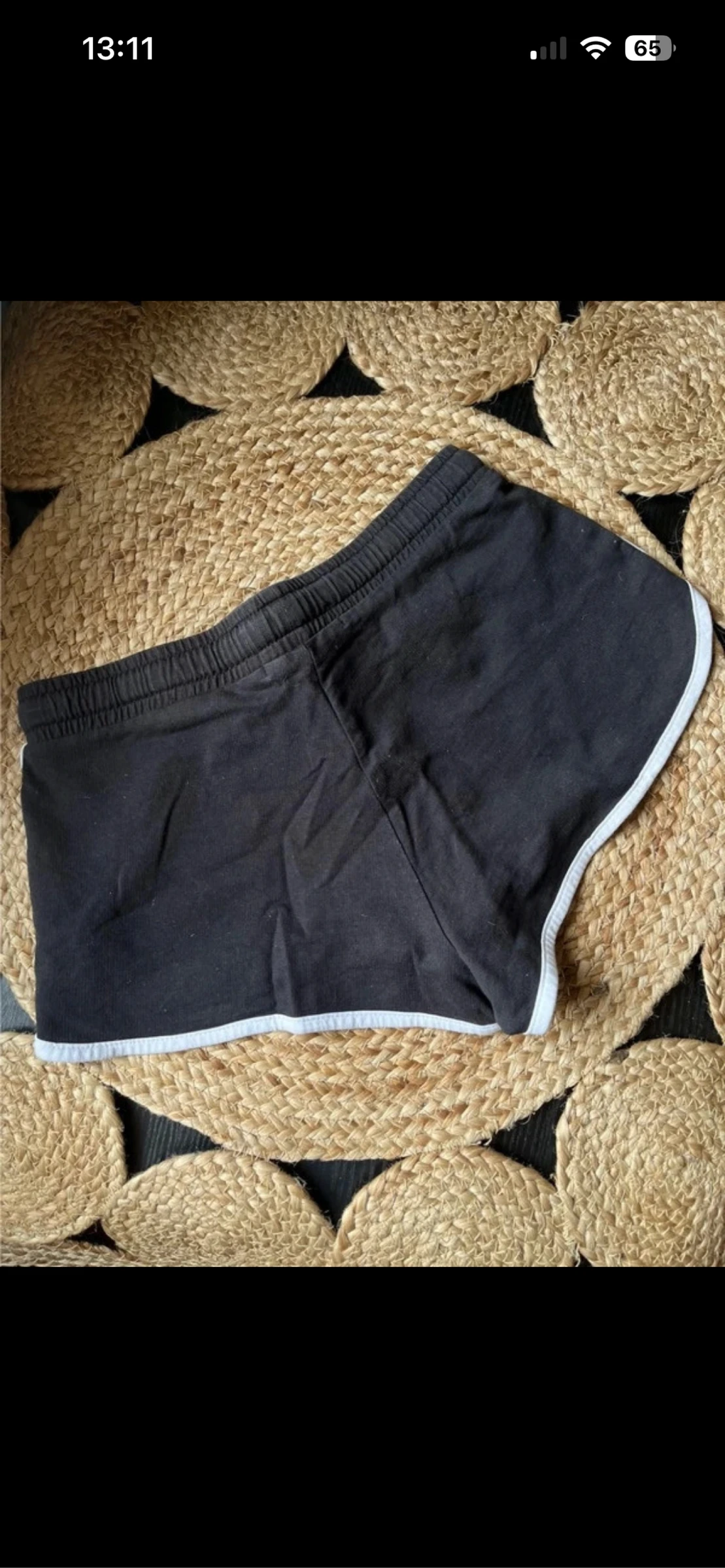 Magnífico Short estilo corrida preto e branco Tally Weijl – Tamanho 32 (XXS) – photo 5